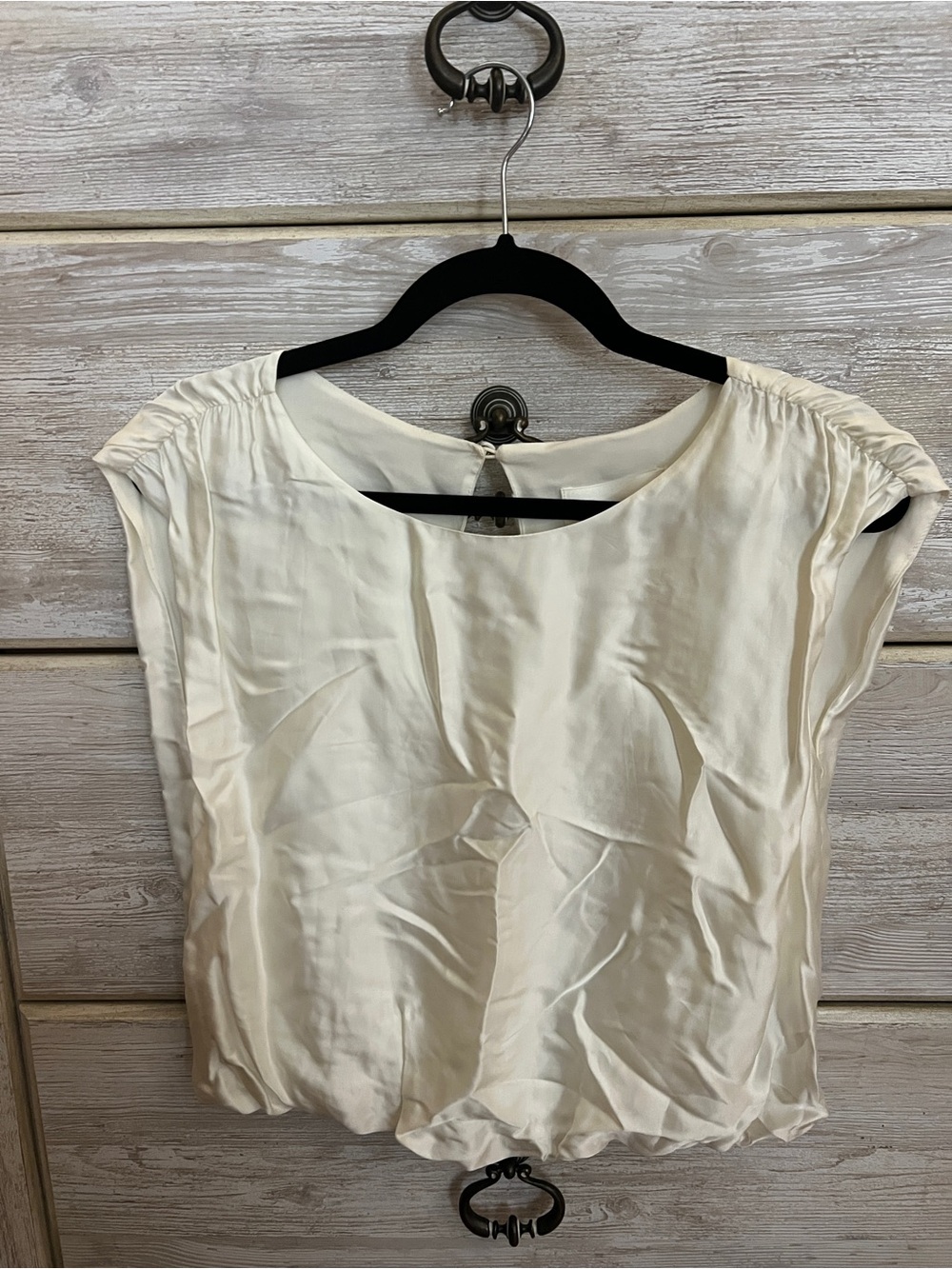 Anthropologie Satin Blouse